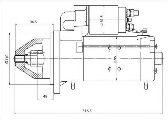 PRESTOLITE ELECTRIC 861035 Starter
